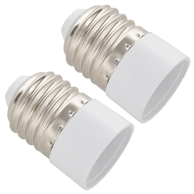 

2X E27 To E14 Base LED Light Lamp Bulb Adapter Converter