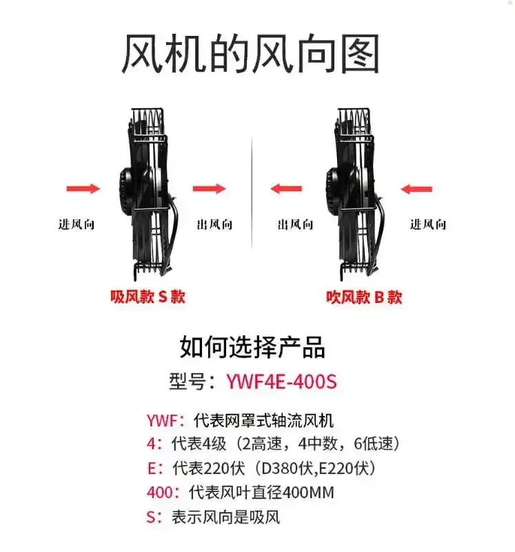 Micro lumière YWF4D/4E-350S/B удлинитель ротора осевой флюс вентилятор чтение à froid мотер
