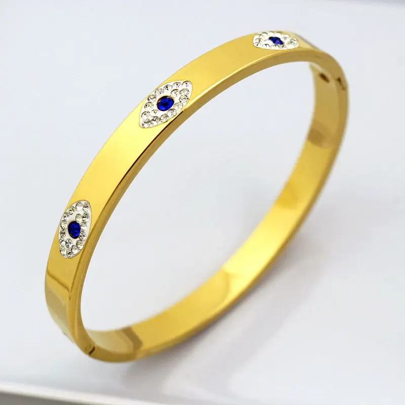 Новые модные классические женские браслеты золотистые розовые серебристые