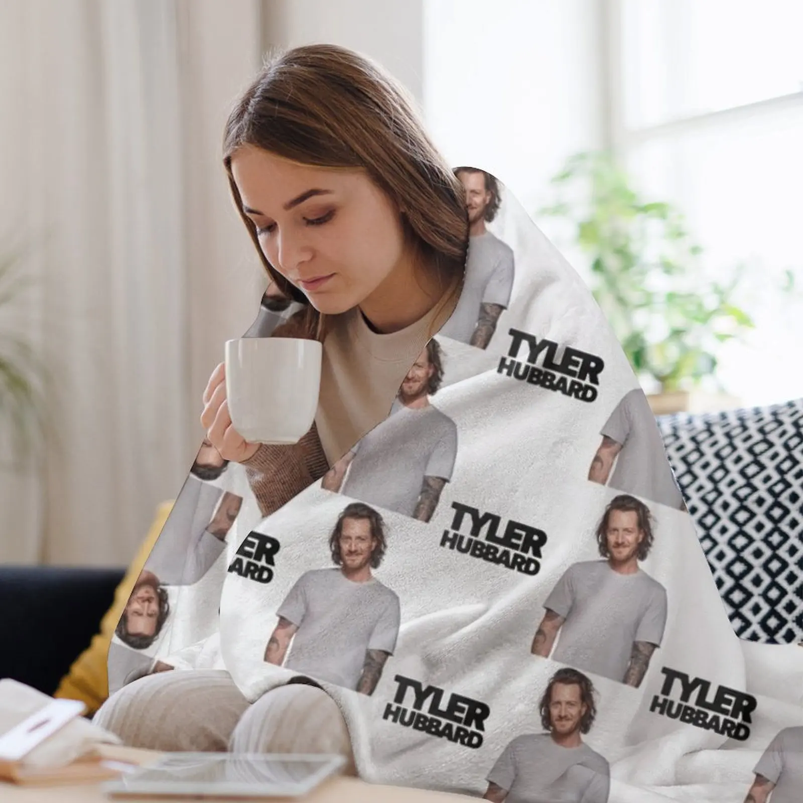 Одеяло Tyler Hubbard Tour Декоративное одеяло Теплые зимние многофункциональные