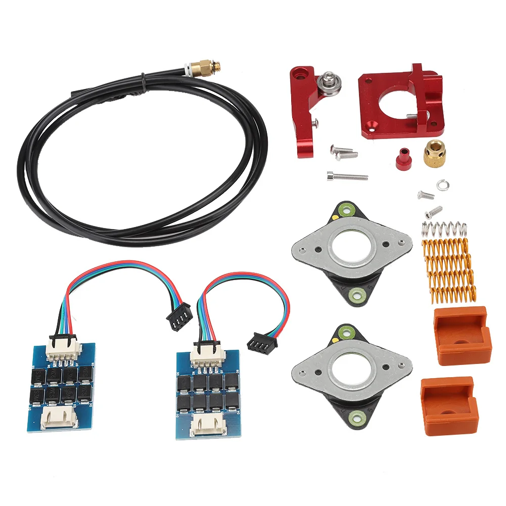 

3D Printer Accessories for Ender-3 Extruder Kit Anti-shock Pad Silicone Sock PTFE Tube Spring