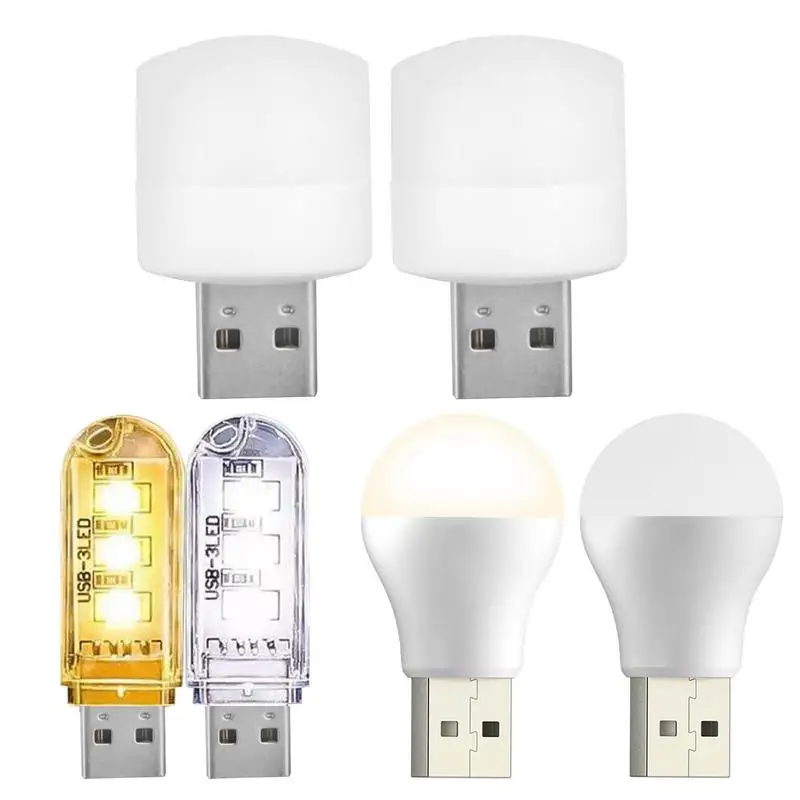 

USB Light Bulb Soft Light Night Eye Protect USB LED Light USE Lights Bulb For Bathroom Car Nursery Kitchen Toilet