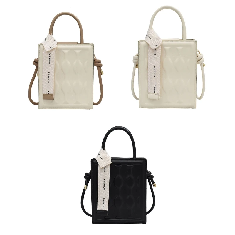 

Delicate Leather Small Square Bag Crossbody Bag Shoulder Bag Handbag All-match Messenger Bag for Friends Birthday