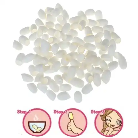 100 pieces.Organic natural silk cocoons, silk balls, facial skin care, scrub that cleanses Acne Anti -White Aknie, Leader ...