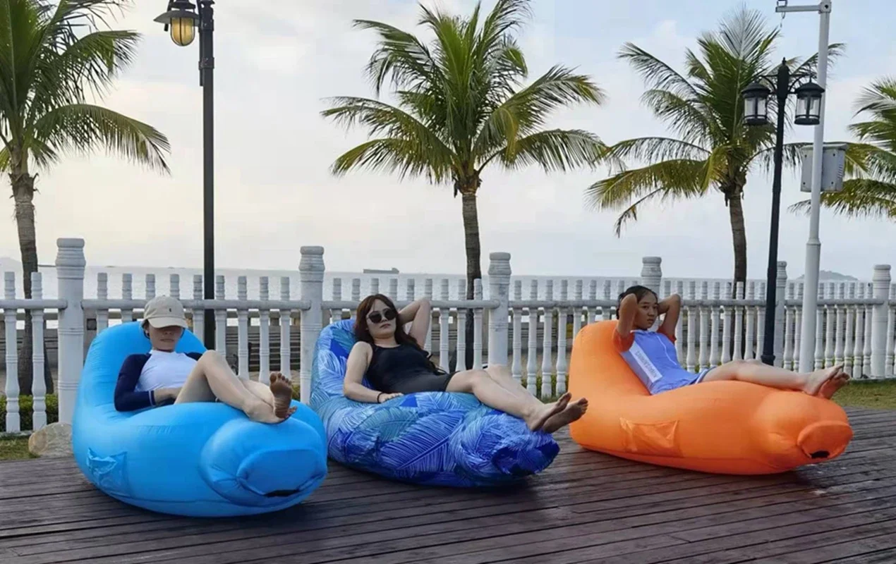 Надувной шезлонг диван ленивый воздушный надувной пляжное кресло лучше всего