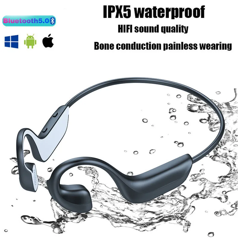 

G100 Wireless Bluetooth Earphone In-ear bone Conduction Earphone Waterproof anti-sweat exercise noise reduction Earplug PK VG06