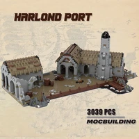 famous film series moc port building blocks the dock stree building ultimate collector creative toys children gifts