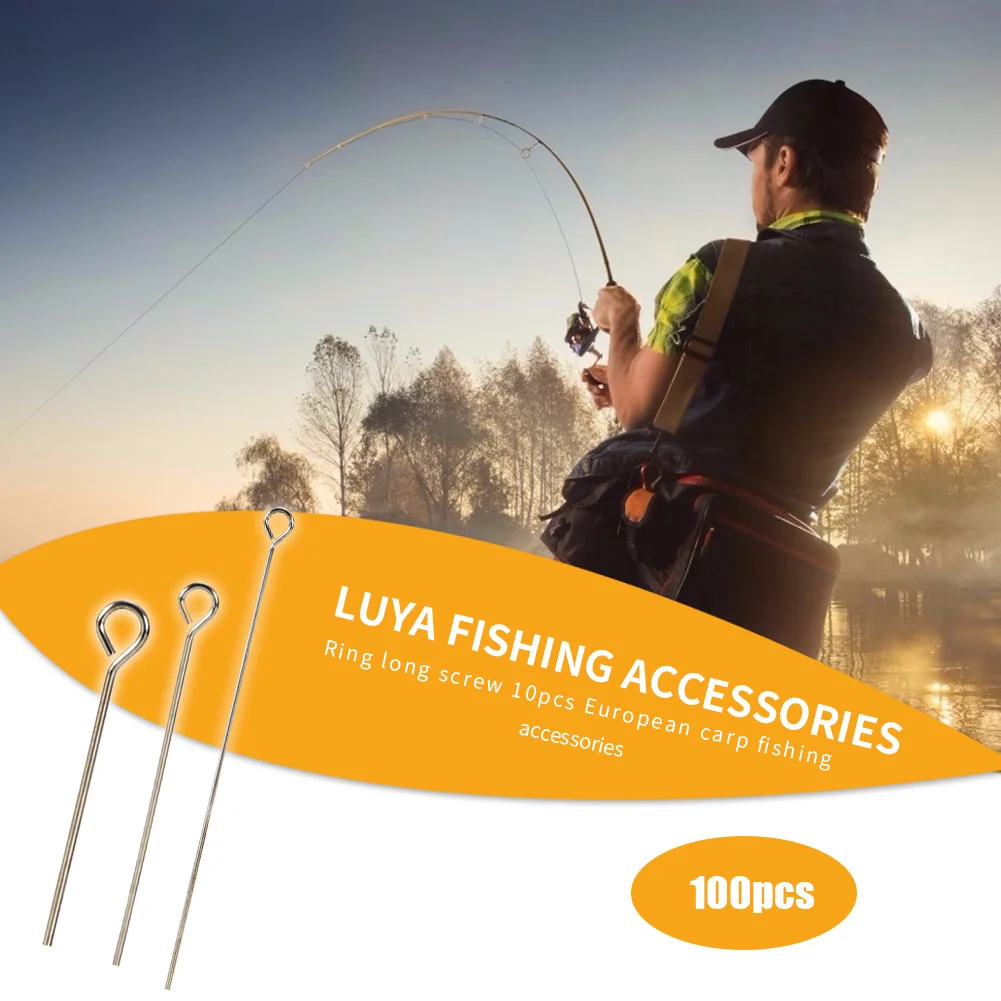 

100 шт., рыболовные крючки, с фиксированным замком