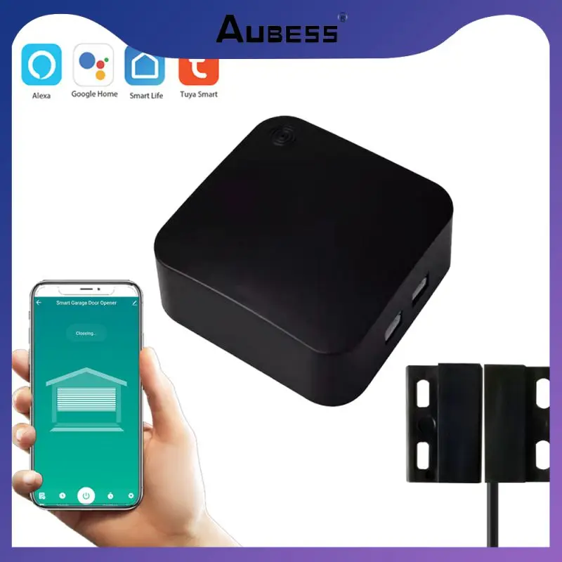 

Ntelligent Garage Door Controller Smart Garage Door Tuya App Remote Control Garage Door Opener Remote Voice Control Controller