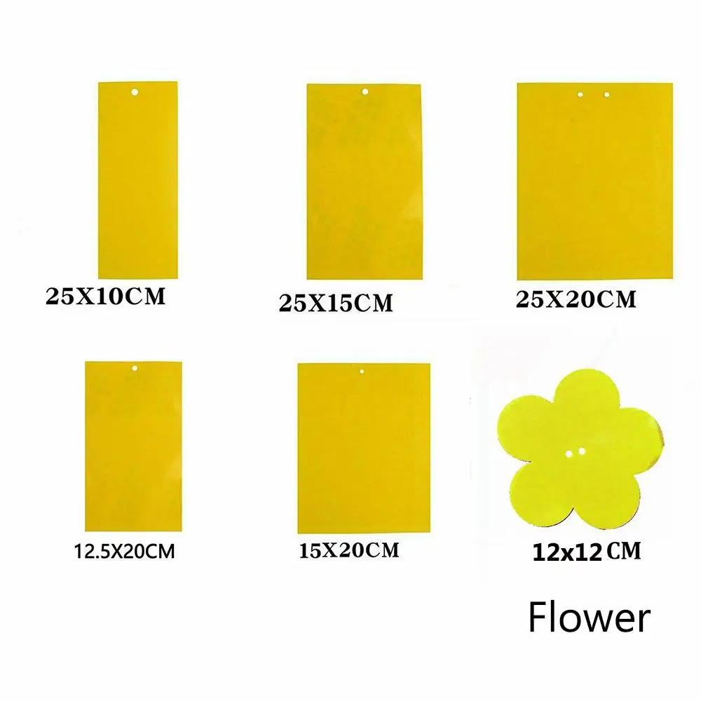 10/20/50/100 шт. горячие мухи пасты для насекомых ловушка желтый убийца липкая клейкая