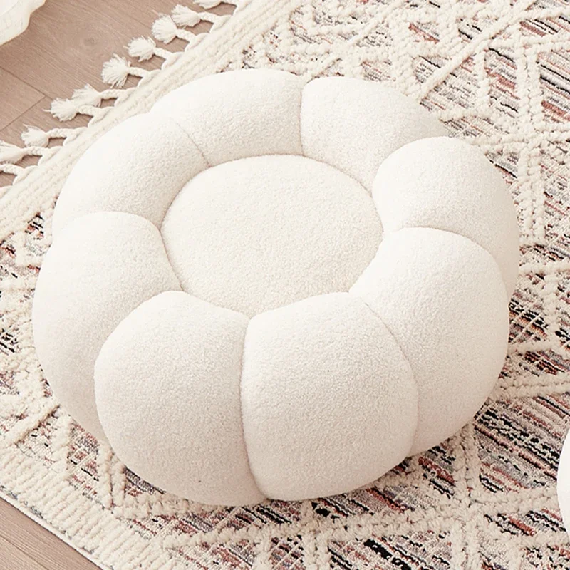 Цветной мягкий табурет для гостиной напольный диван стул из овечьего флиса