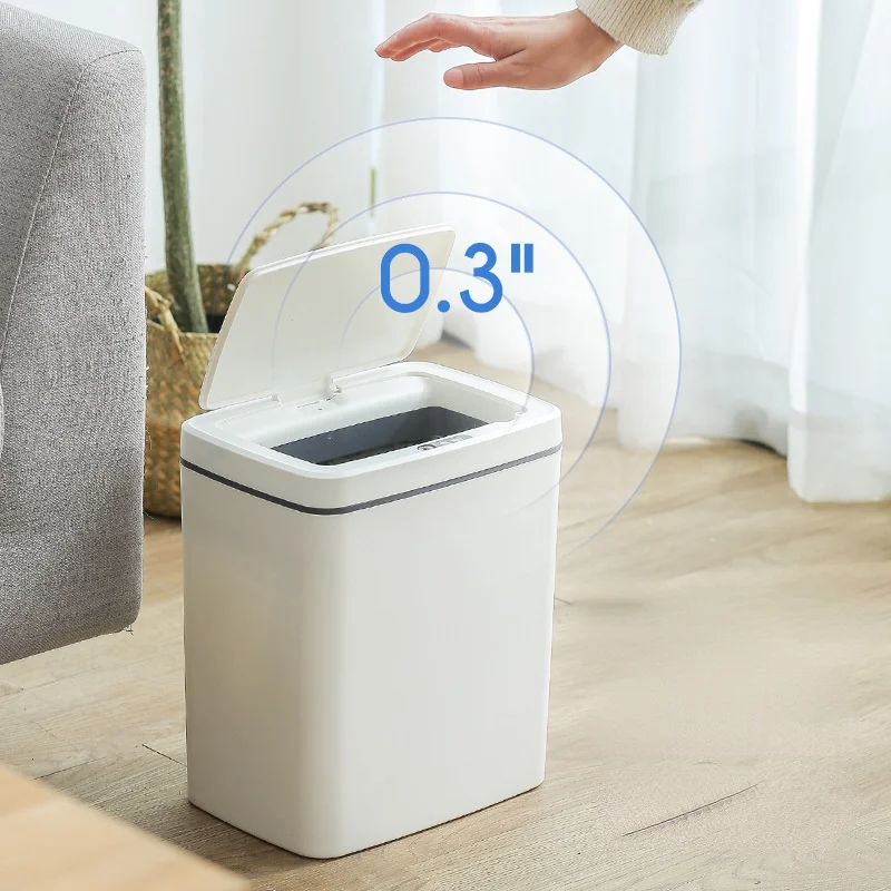 

Smart Induction Automatic Trash Can Indoor Creative with Lid Household Kitchen Classification Bathroom Trash Can 2022 NEW