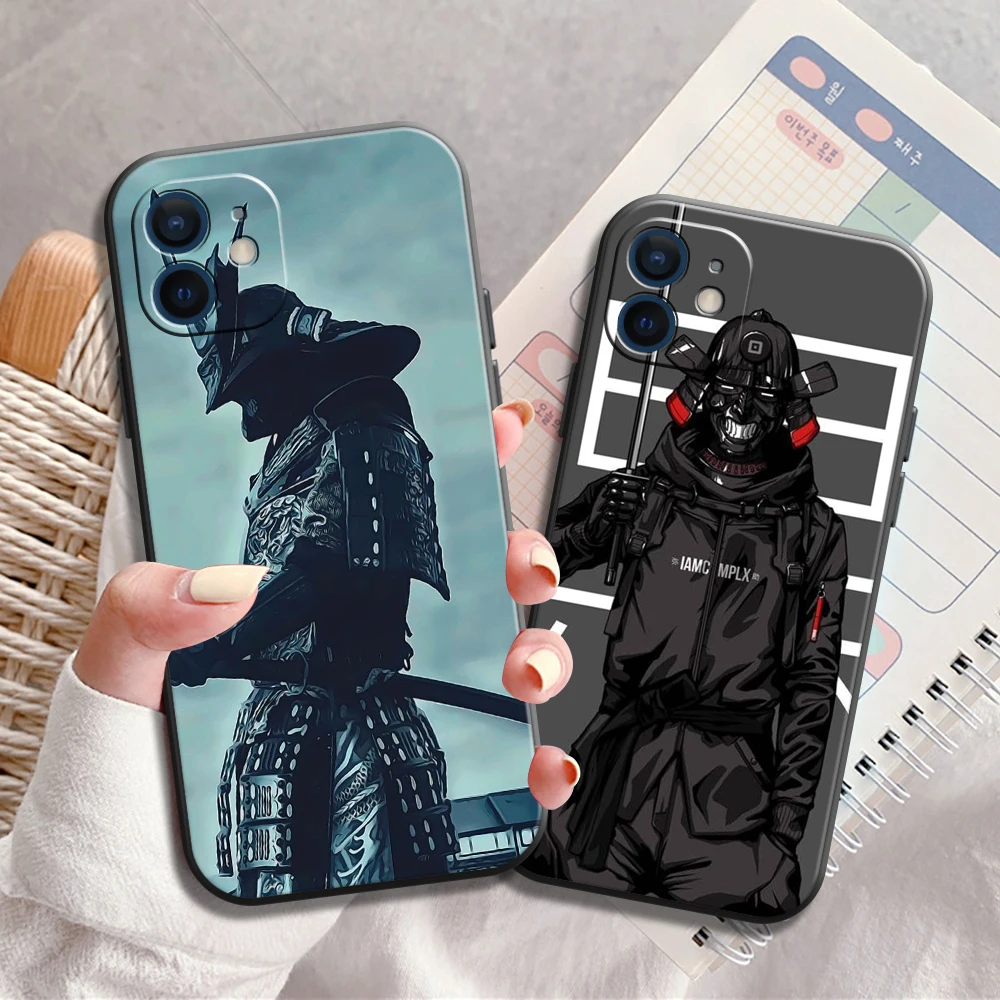 

Japanese Samurai iPhone Case For iPhone 13 11 12 Xr Plus 2020 12 Max Mini 8 7 SE XR Xs ProMax X 6s 6 Cover Stand Coque 2021
