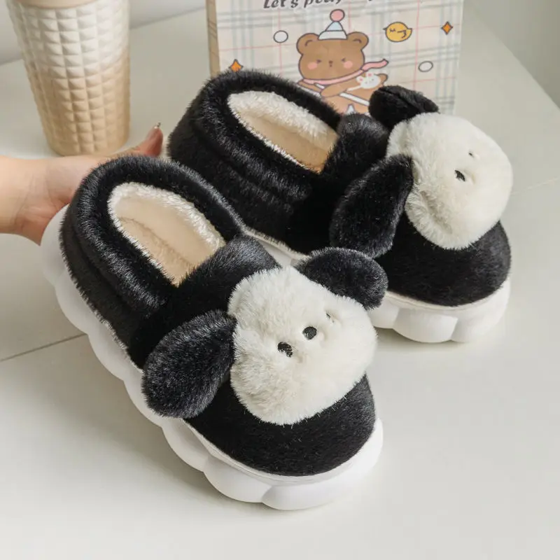 

Женские домашние хлопковые тапки Sanrio, с хлопковой подкладкой, на толстой подошве