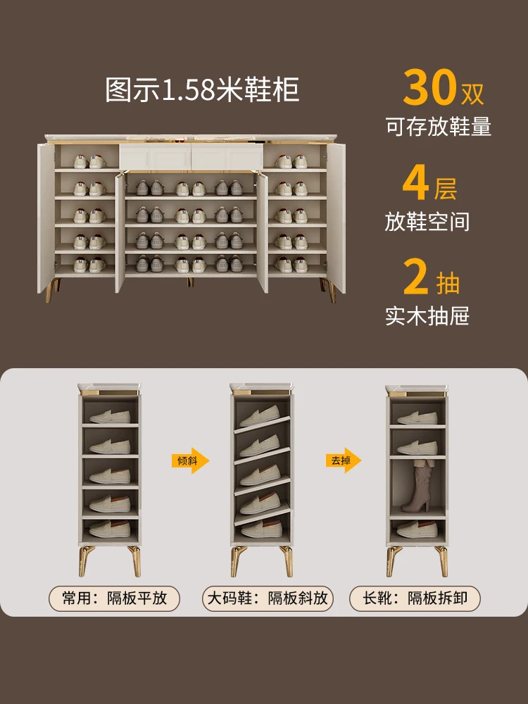 Светильник современный и простой дверной шкаф вместительный вход для хранения