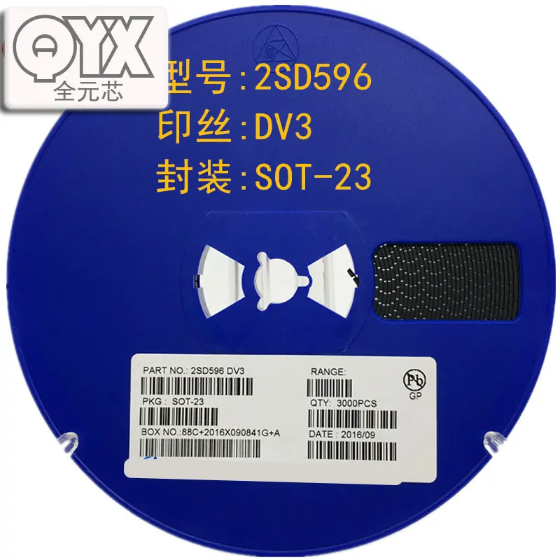 

1000 шт./лот 2SD596 DV3 SOT-23 NPN сигнальный Транзистор Триод SMD