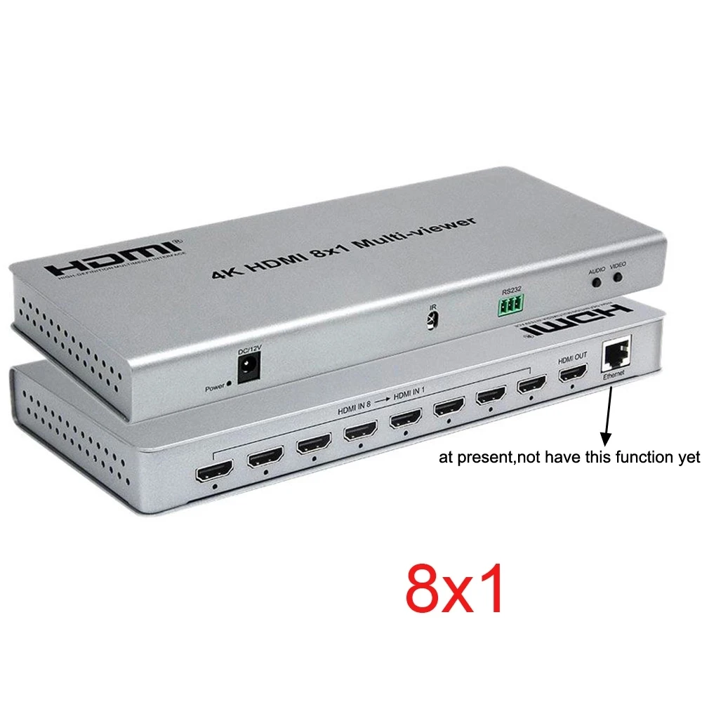 Фото 4K HDMI 8x1 мультипросмотр 8 в 1 выход HDMI мультипросмотр бесшовный переключатель 8 картинок HDMI мультипросмотр 1 ТВ монитор просмотр Мультиэкран №4