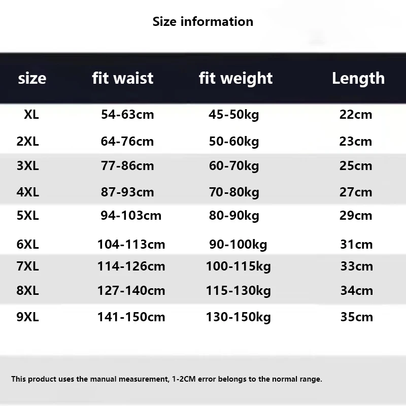 Plus Size Men's Panties Seamless Underwear Men Underpants Pure Cotton Boxer Hombre Intimate Printed Breathable Man Boxers XL-9XL