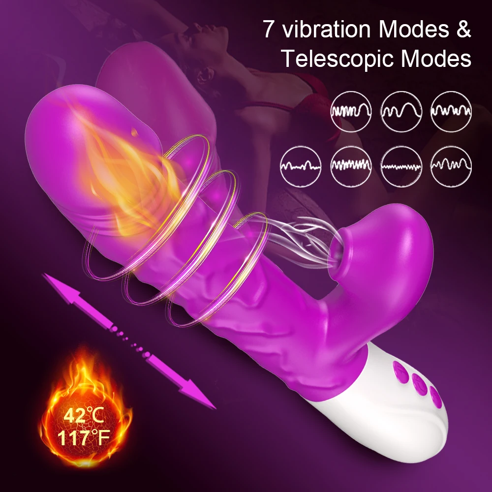 

Female Masturbation Clit Sucker Clitoris Vacuum Stimulator Sucking Dildo Thrusting Vibrator With Adult Goods Sex Toys For Women