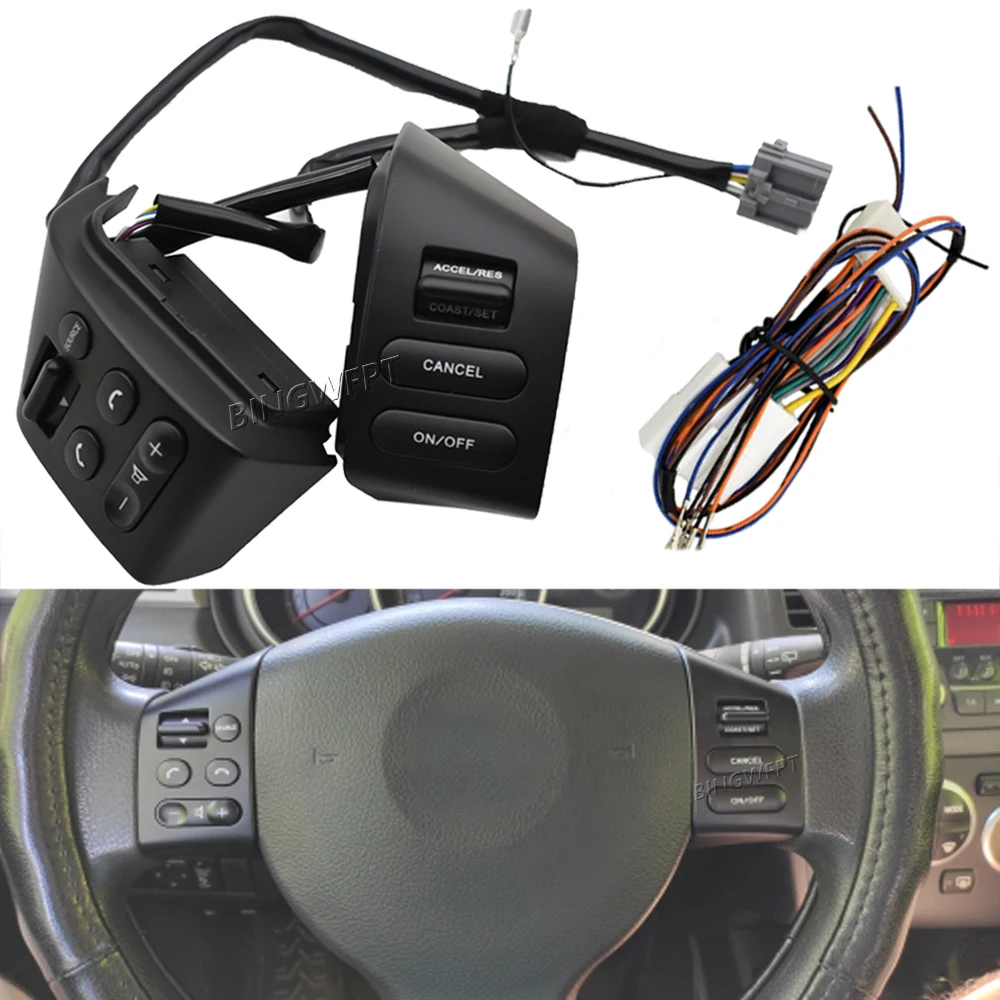 Для Nissan SYLPHY LIVINA TIIDA Многофункциональный круиз-контроль на руле кнопка