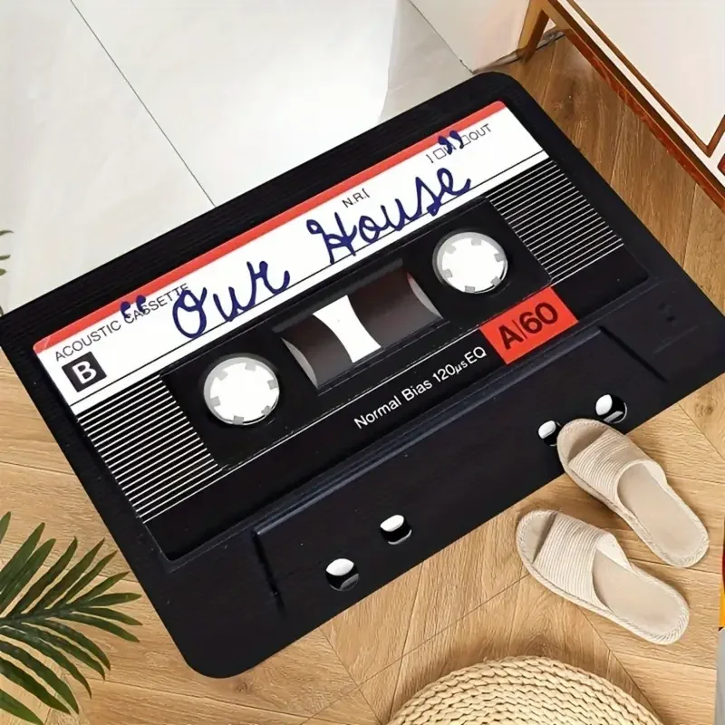 

Полиэстеровый коврик с рисунком кассет