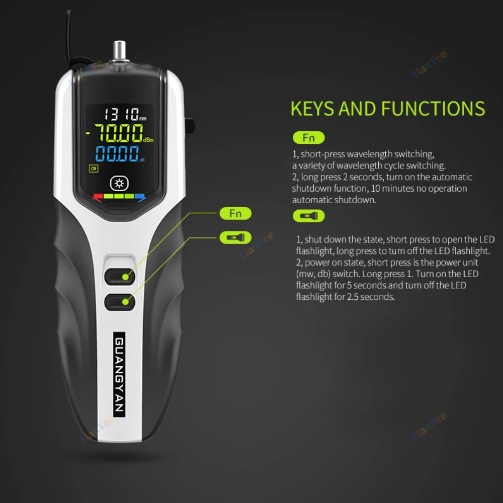 Высокоточный оптический измеритель мощности литий-ионной батареи G7 цветной