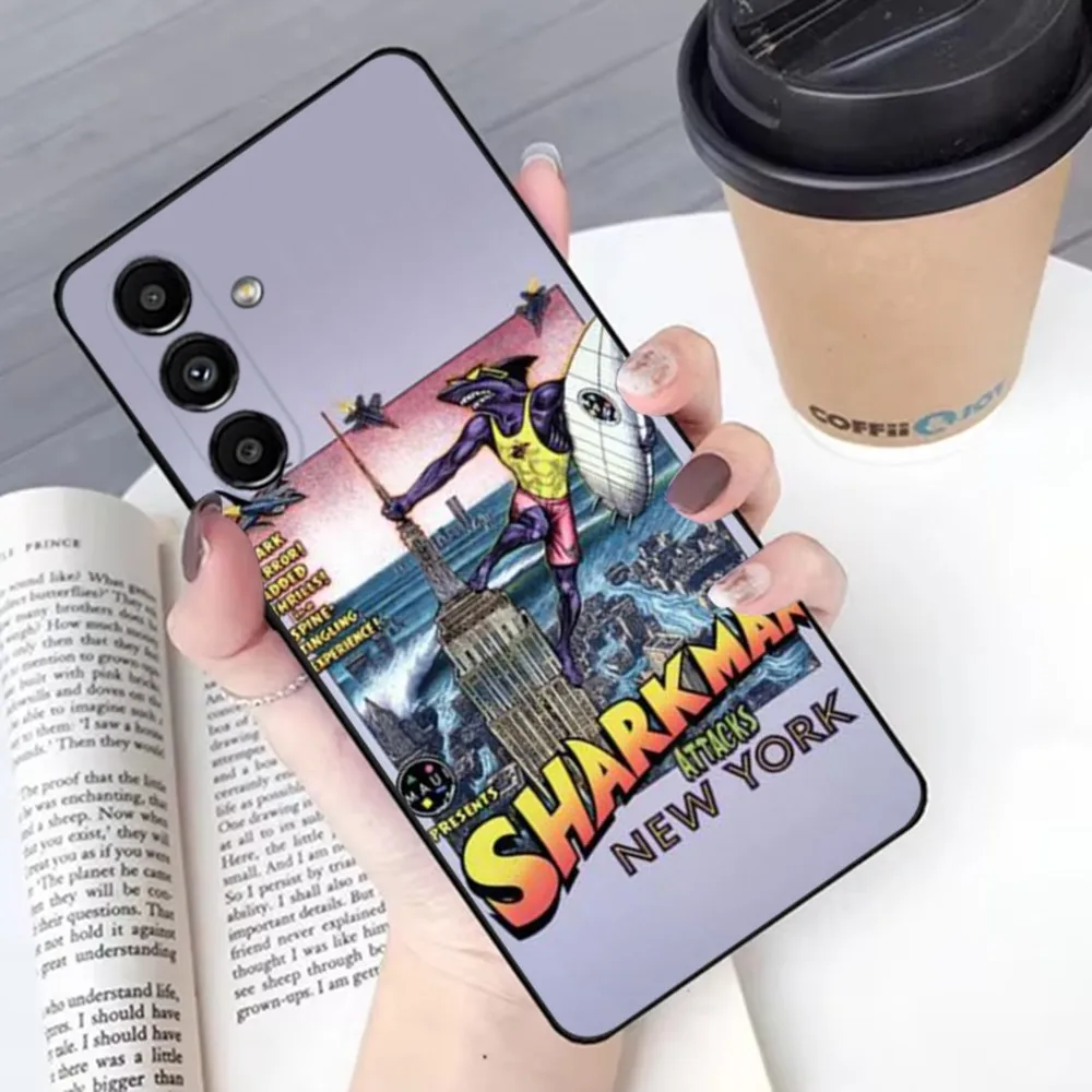 Чехол для телефона M-MAUI AND SONS Samsung S24 23 22 30 21 10 9 Ultra Plus Lite FE мягкий силиконовый черный