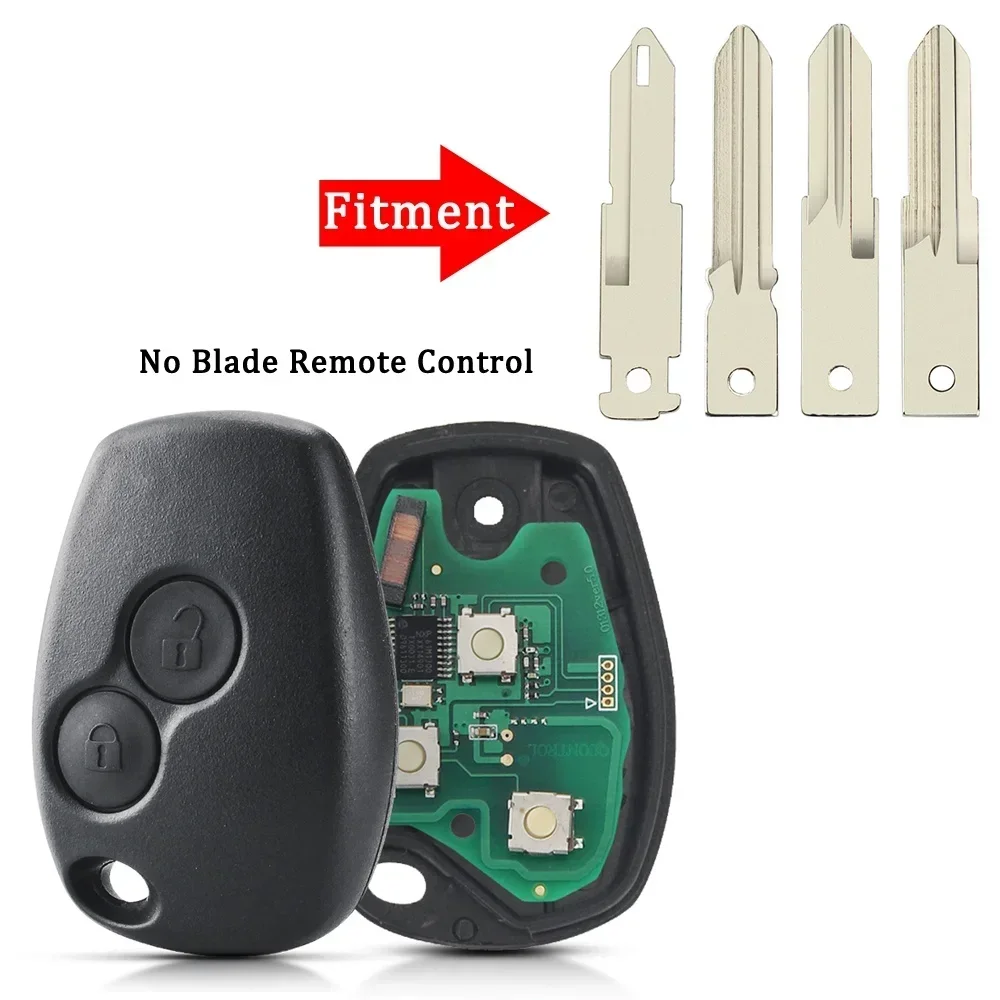 

KEYYOU 5 шт. 2BTN дистанционный ключ для Renault Duster Modus Clio 3 поддерживается DACIA Logan Sandero Kangoo 433 МГц PCF7947/7946/4A чип