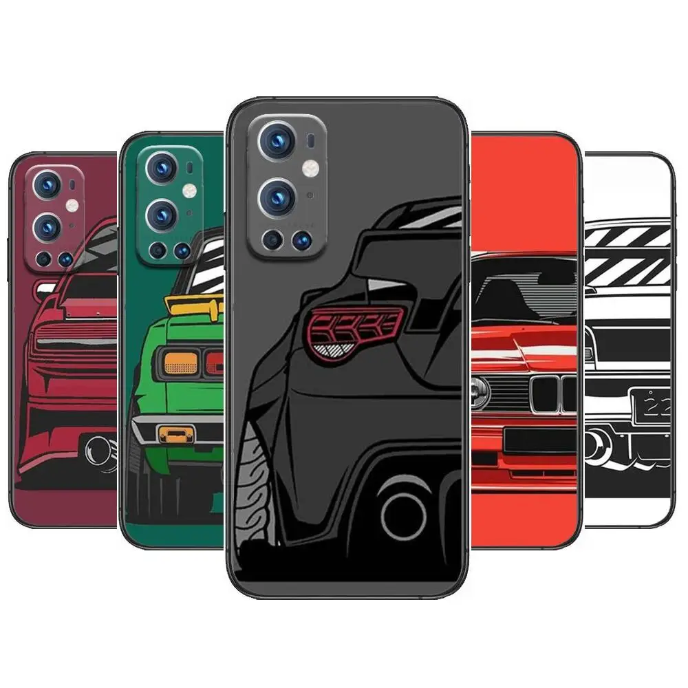 Male Men JDM Sports Cars For OnePlus Nord N100 N10 5G 9 8 Pro 7 7Pro Case Phone Cover For OnePlus 7 Pro 1+7T 6T 5T 3T Case