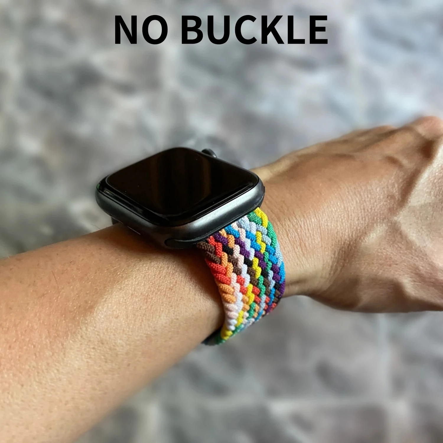 Braided SOLO LOOP Strap For Apple watch band  40mm 38mm 42mm 44 mm Nylon bracelet correa iWatch serie 3 4 5 SE 6 7 8 45mm 41mm