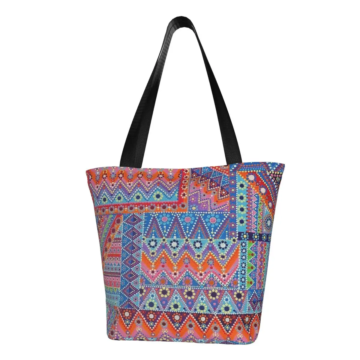 Bohemian Polyester outdoor girl handbag, woman shopping bag, shoulder bag, canvas bag, gift bag