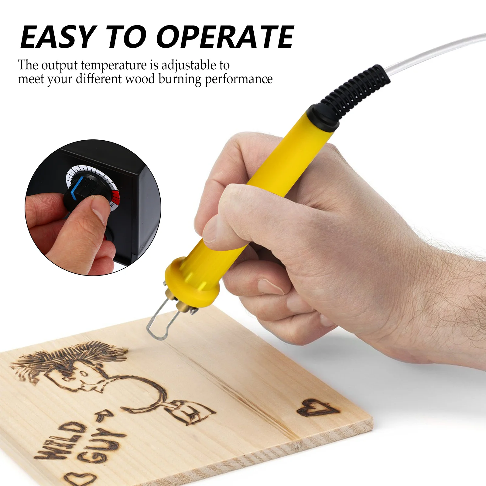 Набор инструментов для пирографии электрическая ручка пайки древесины горелка