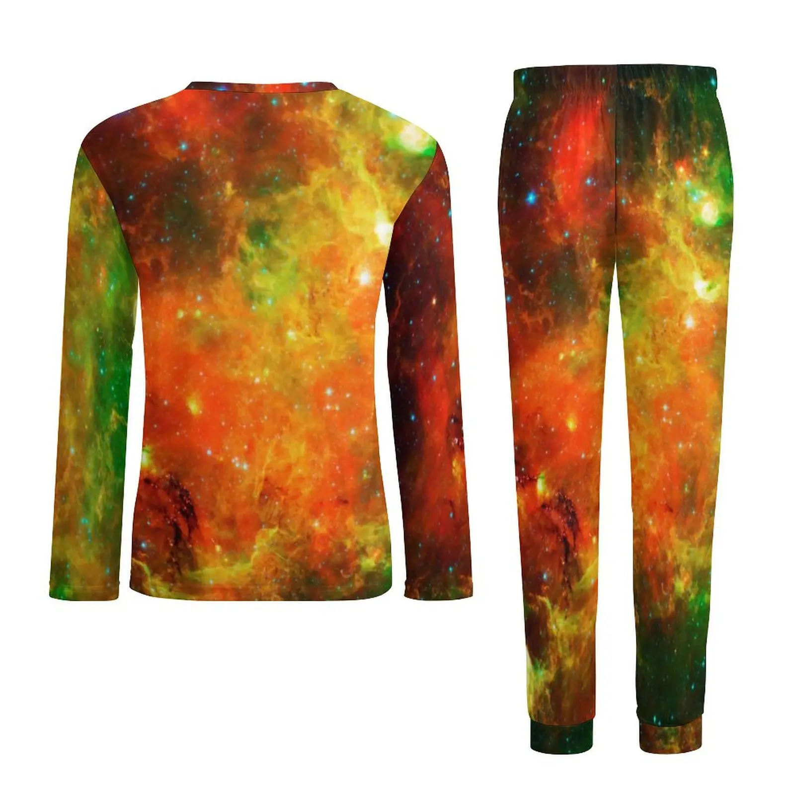 Красочные пижамы Starry Nebula весенние комплекты из двух предметов с галейским