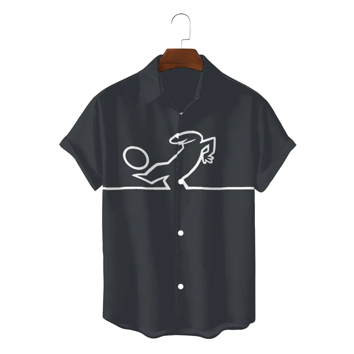 

La Linea The Line Osvaldo Cavandoli TV Men's Shirts Soccer Distinctive 3D Shirt Original Sweatshirts Hipster