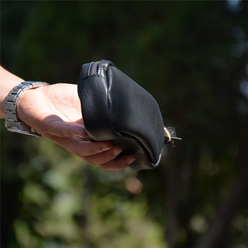 PNDME simple casual high-quality natural real leather men women Clutch bag daily organizer real cowhide handbag mobile phone bag