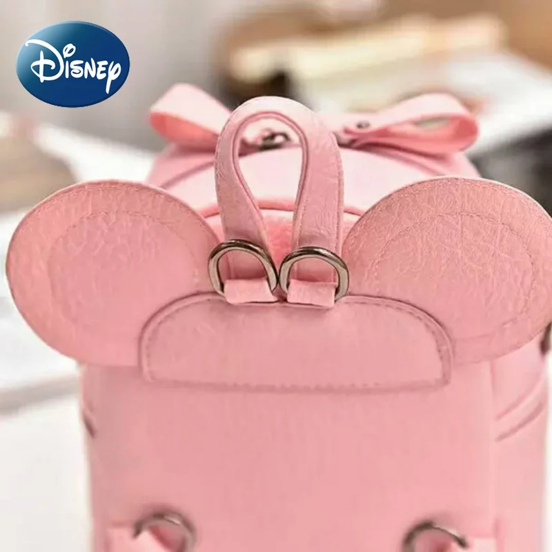 Disney Children Mini Backpack for Girl Kids Student Cute Pu Fashion Large Capacity Single Shoulder Bag for Women Free Shipping