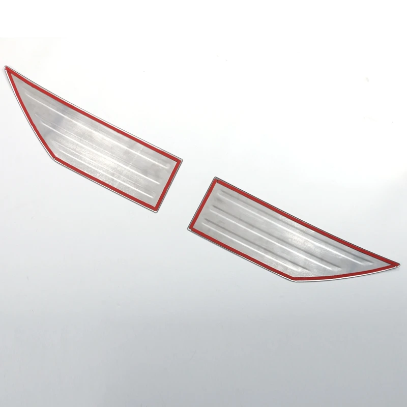 

Задняя сторона, серебряная полоса, рамка номерного знака, Обложка багажной двери, отделка для Toyota Voxy Ноя 90 серии 2021 2022