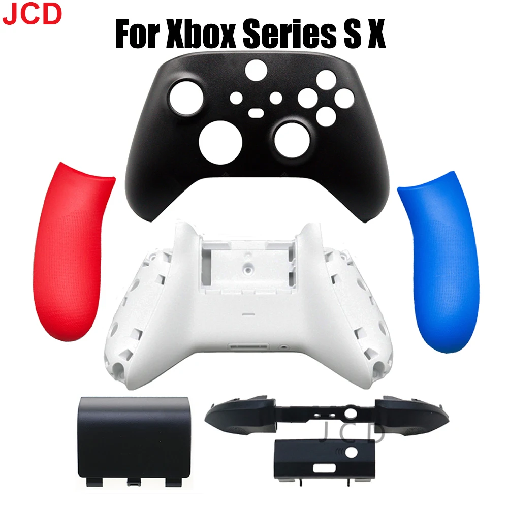 

JCD High Quality For Xbox Series X S Controller Housing Shell Faceplate Front Back Case Handle Grip Cover Side Rails Accessories