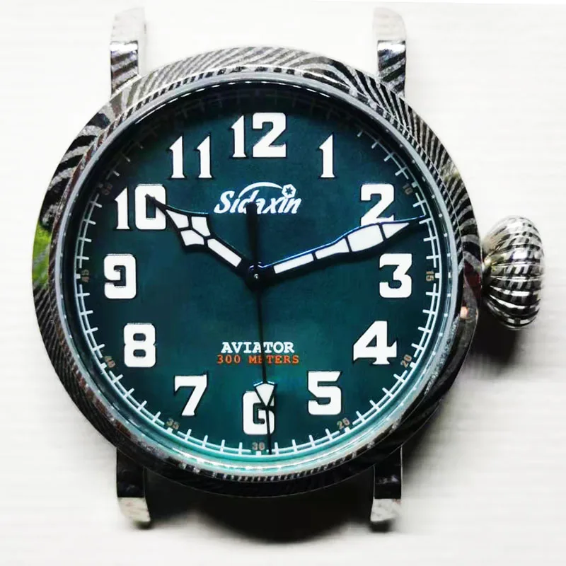 SIDAXIN мужские дайверские часы 43 мм винтажные автоматические механические