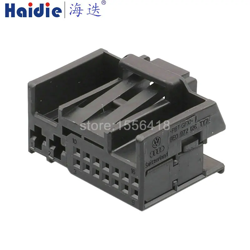 

2sets 16pin VW auto wiring harness plug 8E0 972 126 cable electric unsealed plug connector 8E0972126
