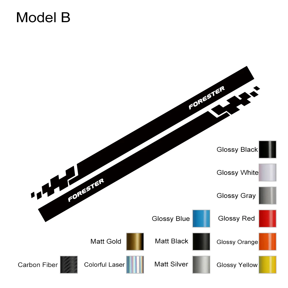 

Наклейки на дверь автомобиля для Subaru Forester 3 4 SH SJ SG SK SF SG5 SF5, виниловая пленка, декоративные наклейки, аксессуары для тюнинга кузова автомобиля SUV