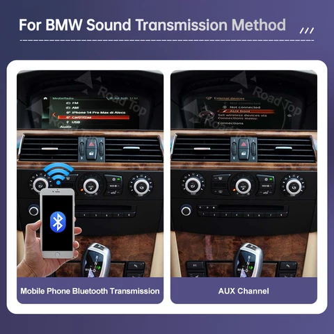 Беспроводной CarPlay для BMW 3 серии E90 E91 E92 E93 5 серии E60 E61 2008-2013, Android Auto Carplay Mirror Link, USB-плеер AirPlay