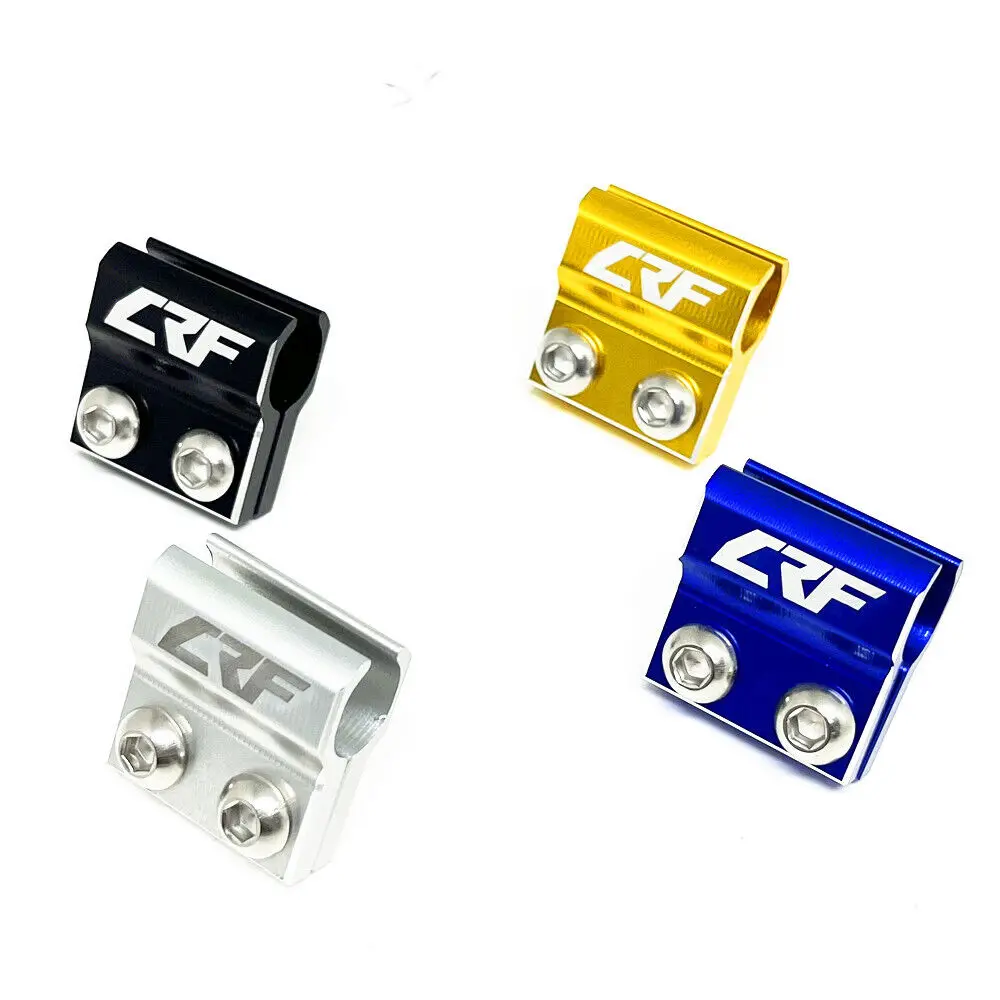 

CRF LOGO Front Brake Lines Hose Clamp Holder For HONDA CRF 125R 150R 250R 250X