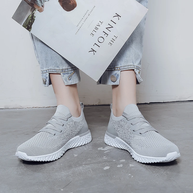 Женские кроссовки на вулканизированной подошве Повседневные Удобные шнуровке