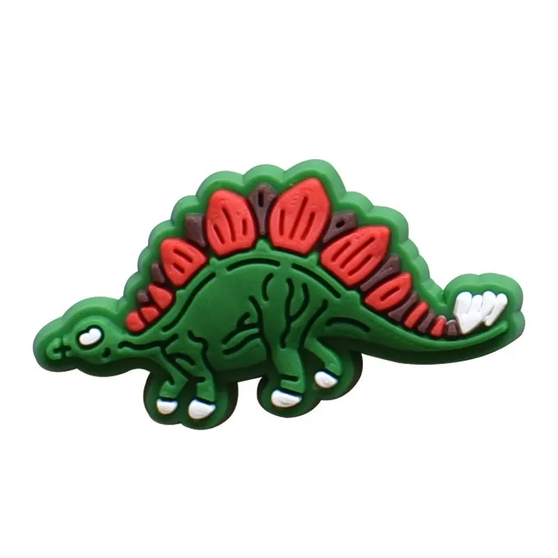 

Shoe Charms Accessories Fits for Croc jibz Single Sale 1pcs Decorations PVC Buckle for Kids Party Christmas Gifts Pins Dinosaur