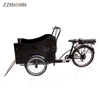 cargo bike electric adult tricycle family picnic cart for sale
