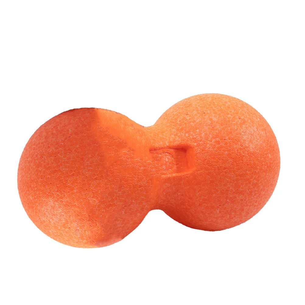 

Peanut Double Lacrosse Deep Tissue Trigger Point Roller Mobility for Myofascial Release Back Neck Spine Shoulder Orange