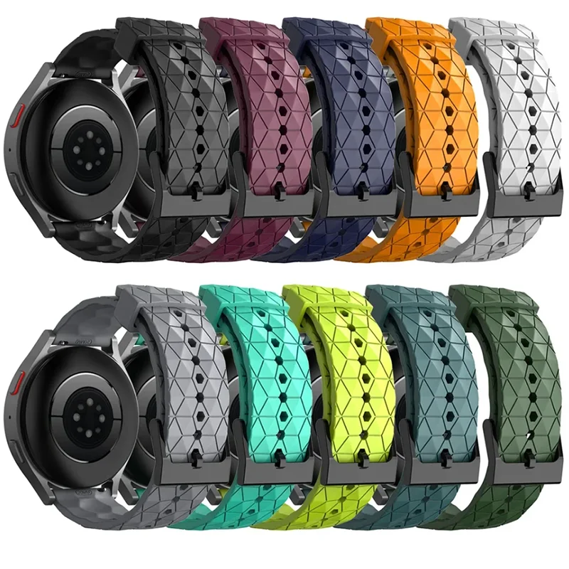 Силиконовый ремешок для часов Huawei Watch GT 4 Pro Garmin Samsung Galaxy на запястье с пряжкой