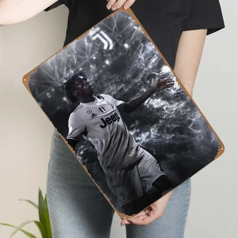 Moise Kean Sports Металлический Плакат Клуб Америка Винтаж Металлическая Вывеска