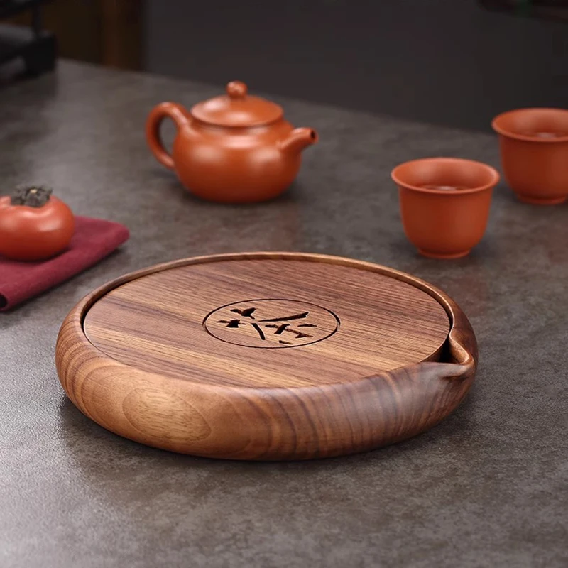 Деревянный сервировочный поднос для чая роскошные аксессуары церемония офисный